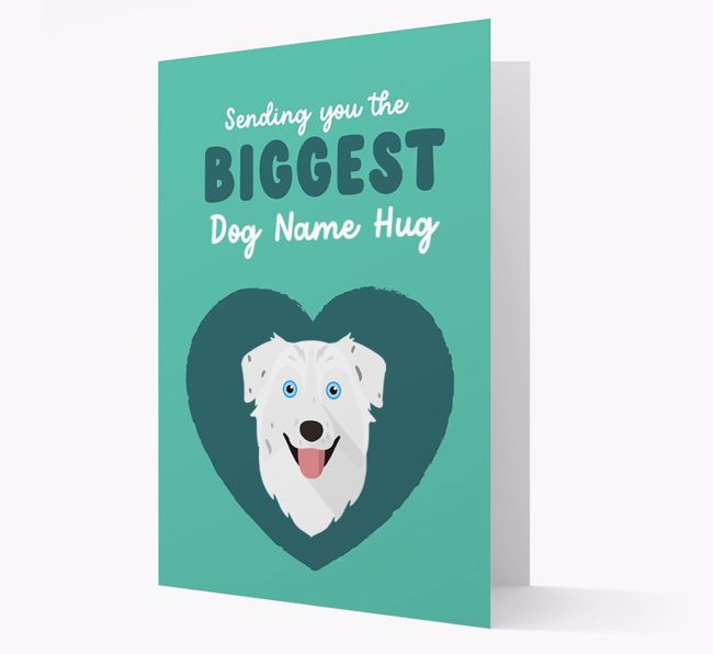 Biggest Hug: Personalised {breedFullName} Card